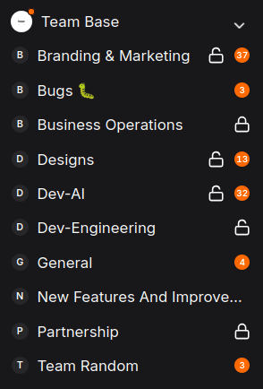 Base web app showing open join spaces in a community
